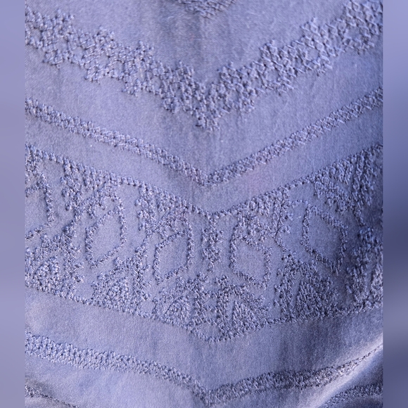 Democracy Navy Blue Top W/ 3/4 Sleeves - Picture 3 of 4